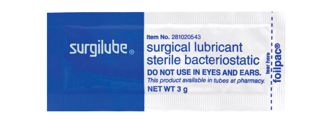 Surgilube® Surgical Lubricant | Metal & Laminate Tubes, Single-Use Packets